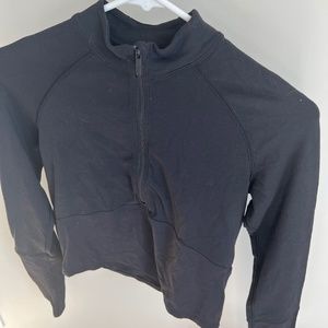 LULULEMON HALF ZIP RUNNERS CROP SWEATER